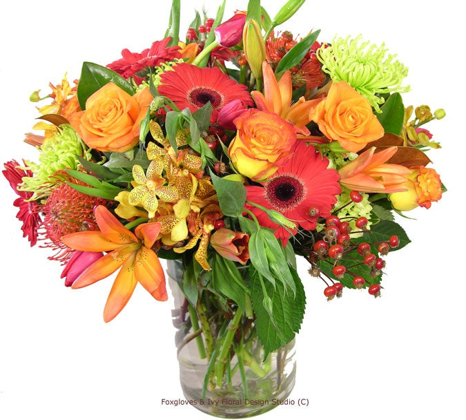 Autunmal garden arrangement